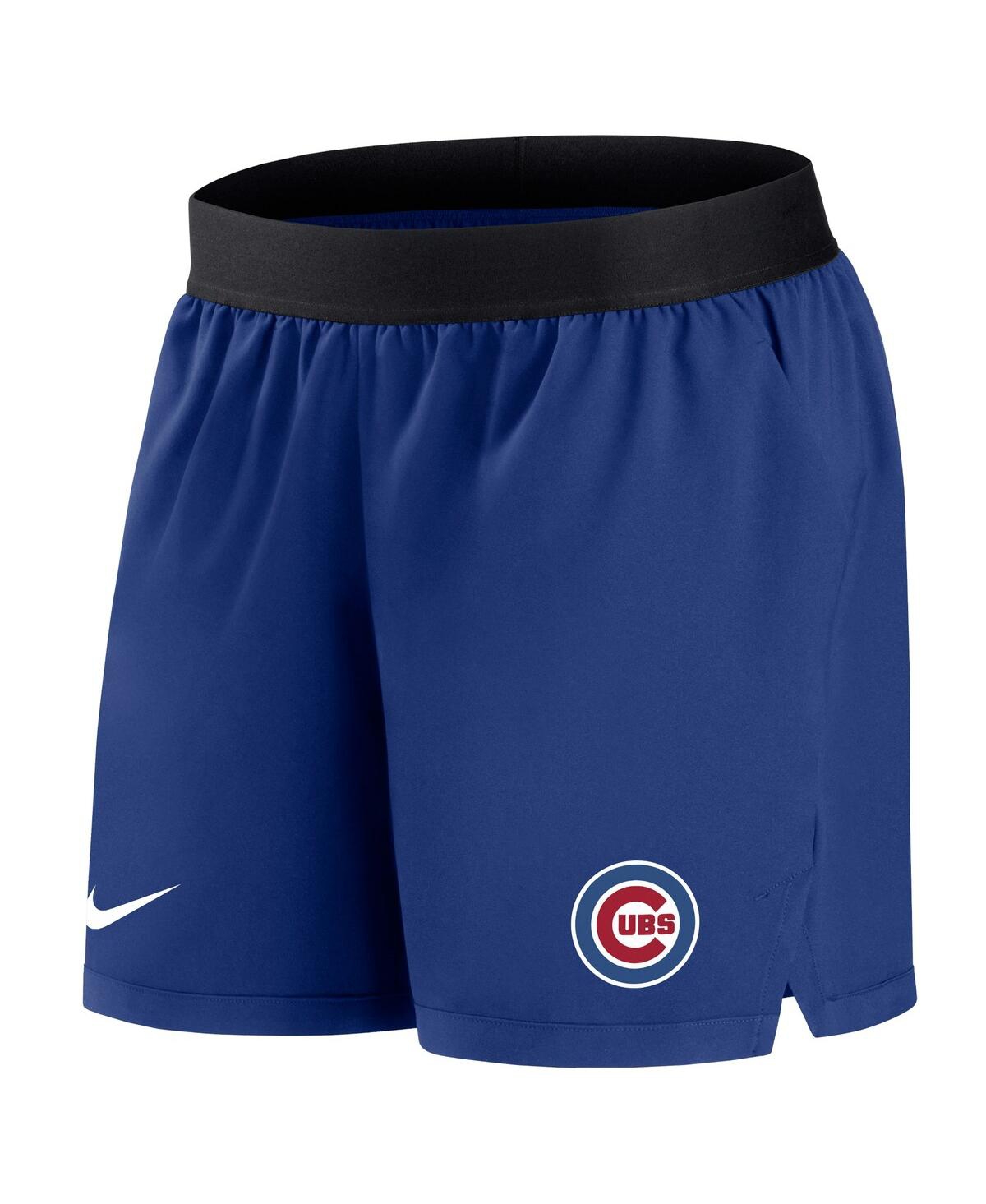 Nike Women's  Royal Chicago Cubs Authentic Collection Team Performance Shorts In Royal