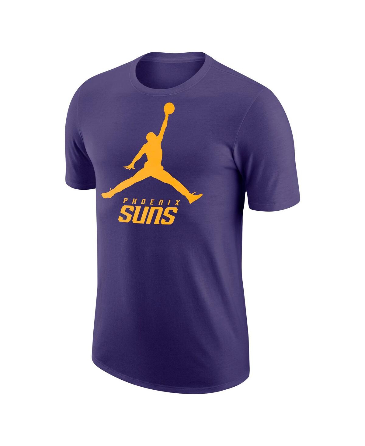 Shop Jordan Men's  Purple Phoenix Suns Essential T-shirt