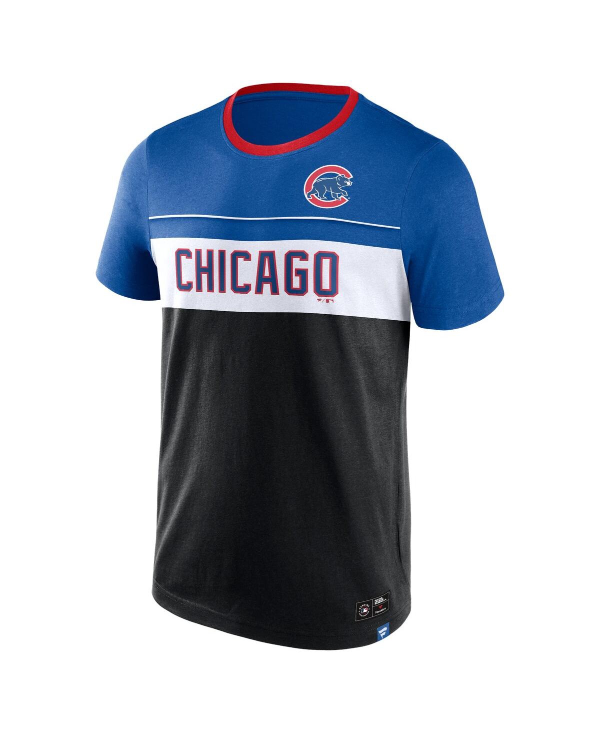 Shop Fanatics Men's  Black Chicago Cubs Claim The Win T-shirt