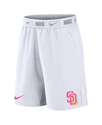 Nike Men's White San Diego Padres City Connect Performance Shorts - Macy's