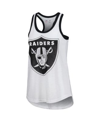 Women's White Las Vegas Raiders Tater Tank Top