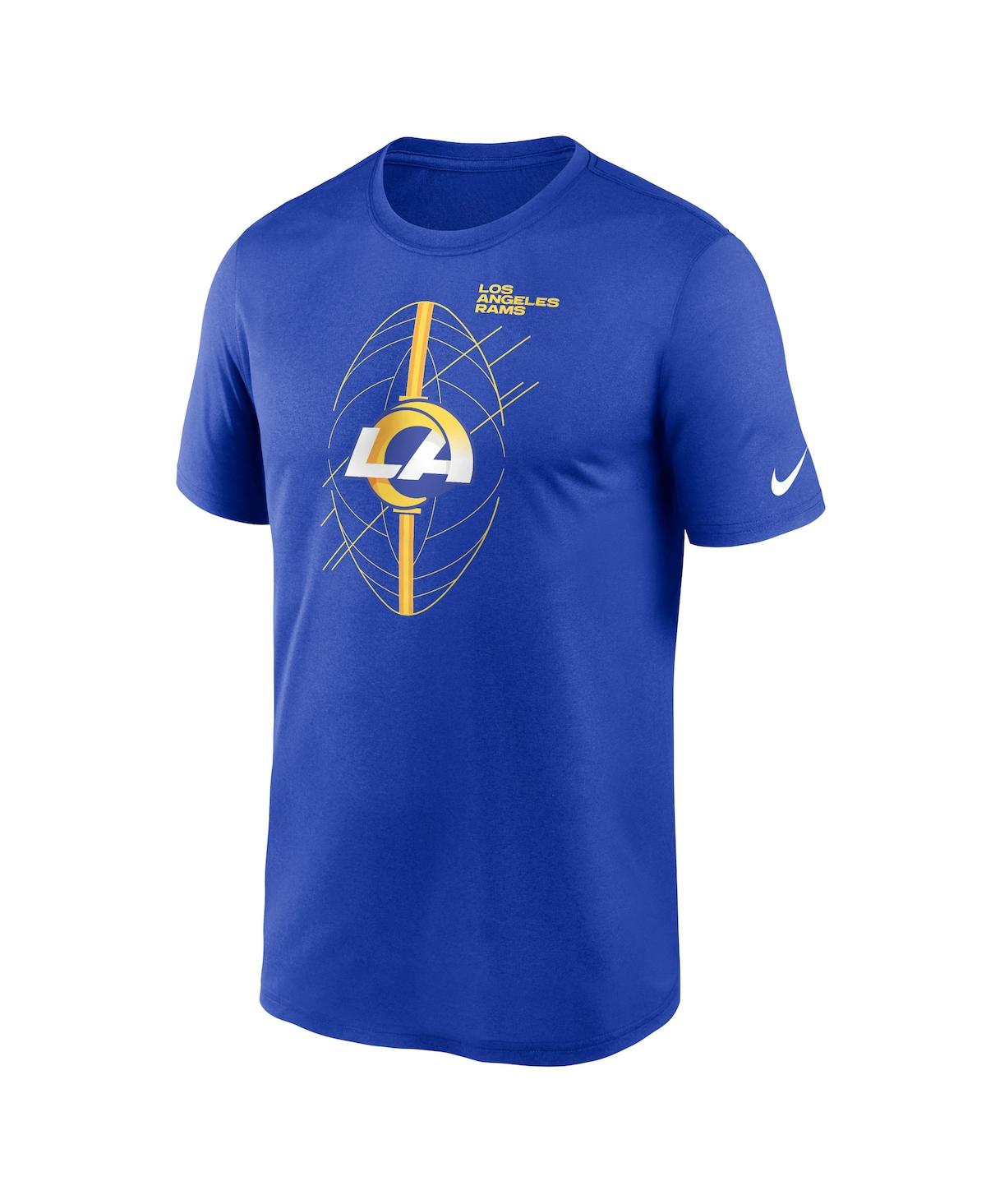 Shop Nike Men's  Royal Los Angeles Rams Legend Icon Performance T-shirt
