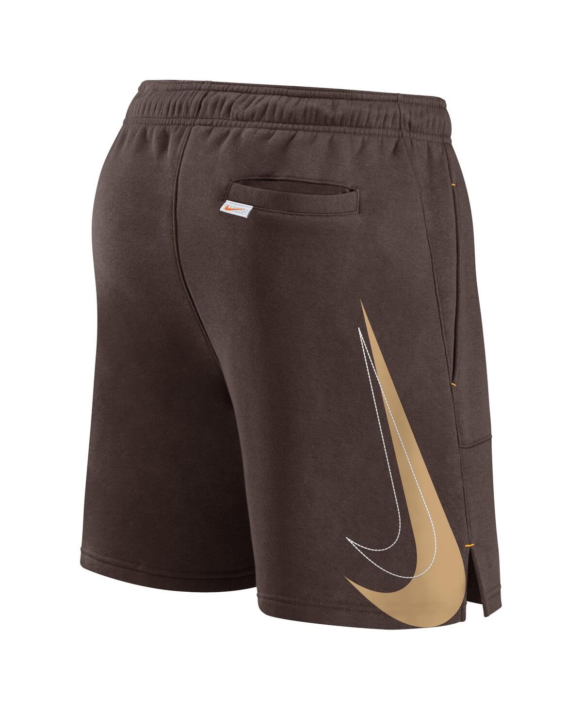 Shop Nike Men's  Brown San Diego Padres Statement Ball Game Shorts