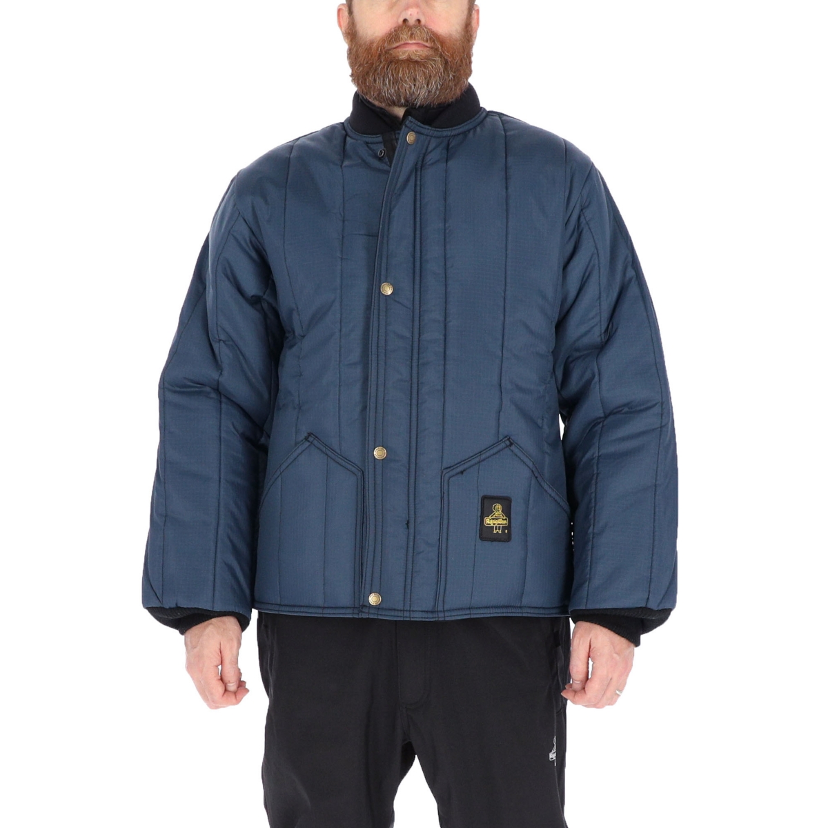 Big & Tall Cooler Wear Jacket - Lightweight Insulated Workwear for Cold Storage - Navy
