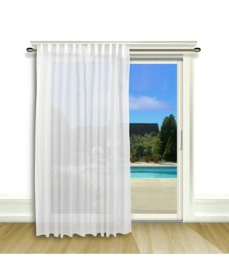 Lucerne Wanda Pleat Patio Curtain Panel w/Wand 104"W x 84"L