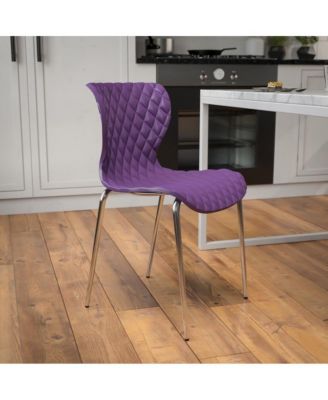 Contemporary Design Accent Dining Plastic Stack Chair