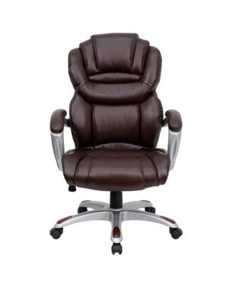 High Back Executive Swivel Ergonomic Office Chair With Accent Layered Seat/Back