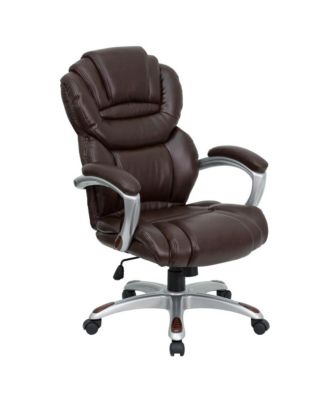 High Back Executive Swivel Ergonomic Office Chair With Accent Layered Seat/Back