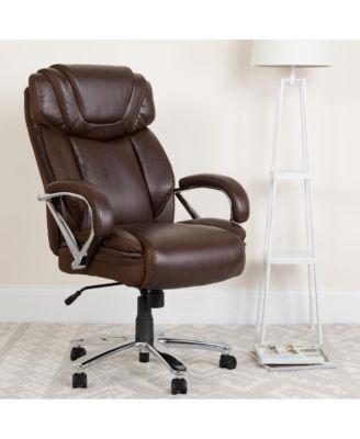 500 Lb. Big & Tall Leathersoft Executive Ergonomic Office Chair With Wide Seat