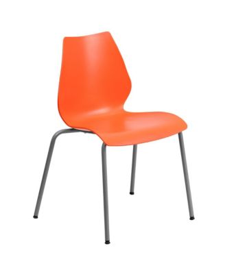 Multipurpose Home Office Stack Chair With Lumbar Support