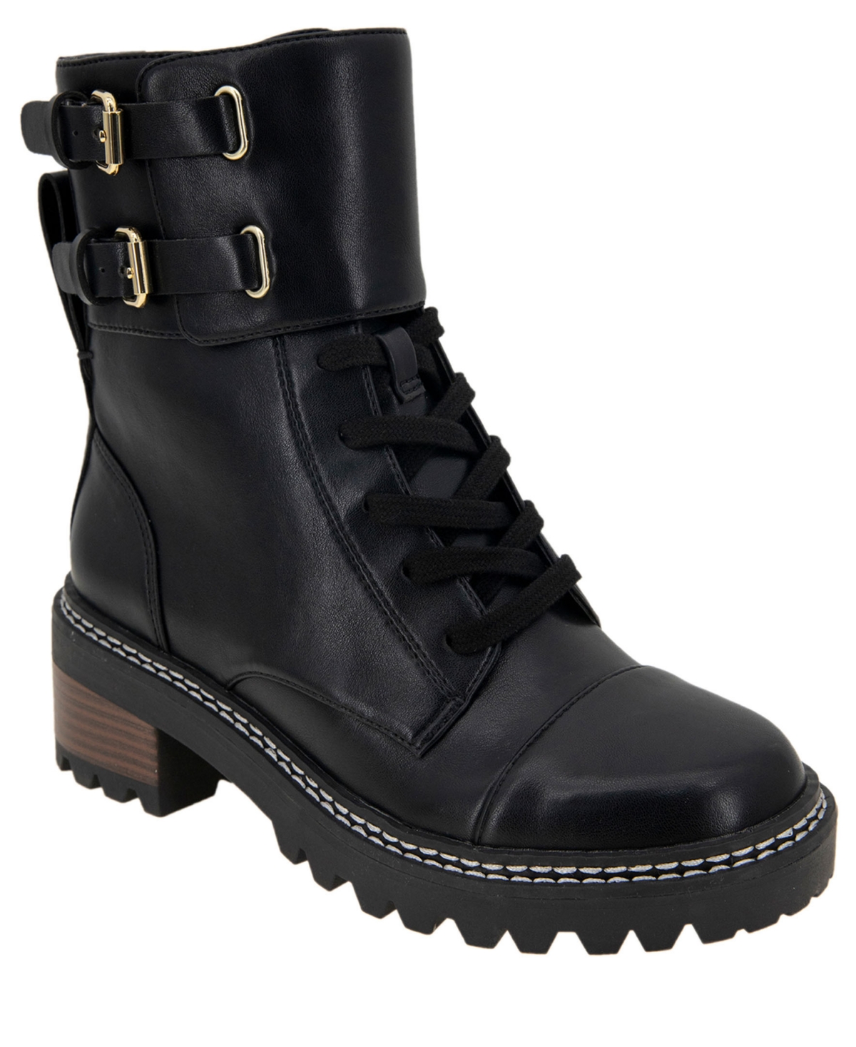 Women's Curtis Narrow Calf Combat Boot - Sugar Almond