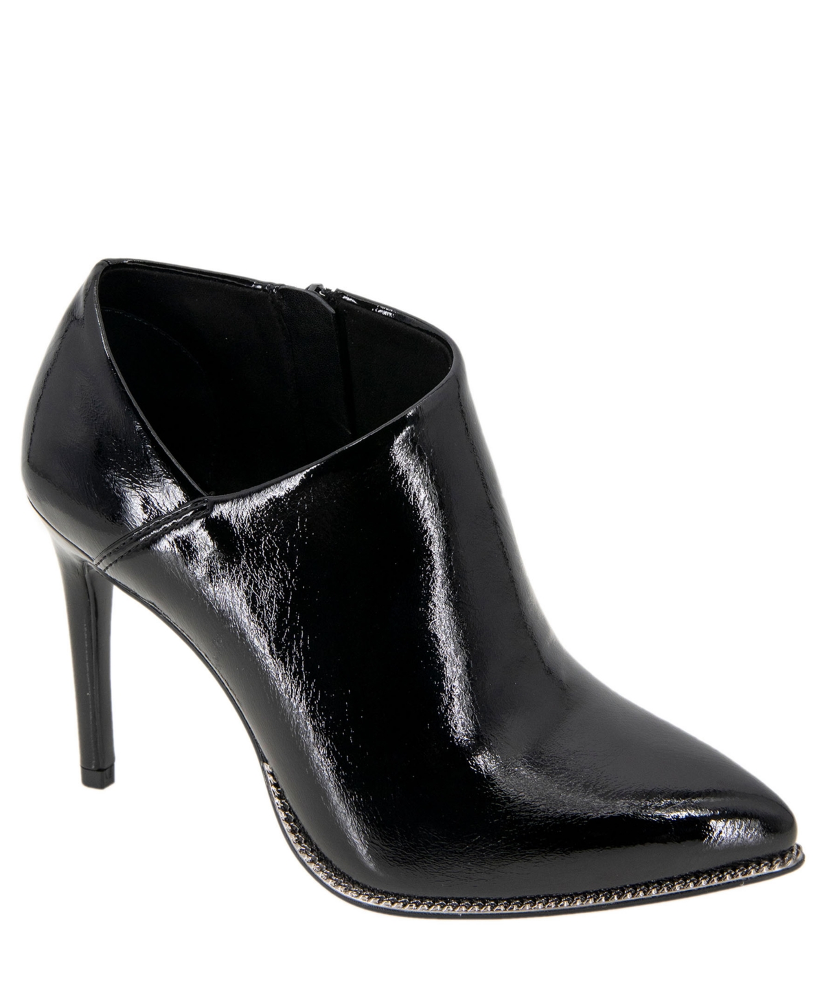 Shop Bcbgeneration Women's Hadix Ankle Bootie In Black Patent - Synthetic