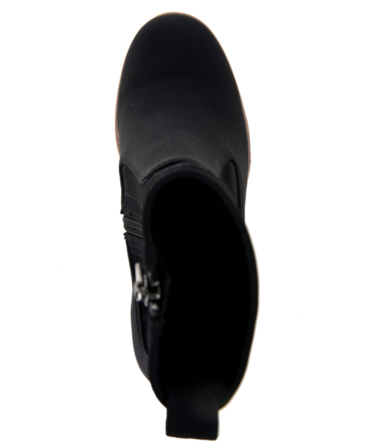 BCBGeneration Women's Pella Lug Sole Boots - Black Neoprene - Fabric