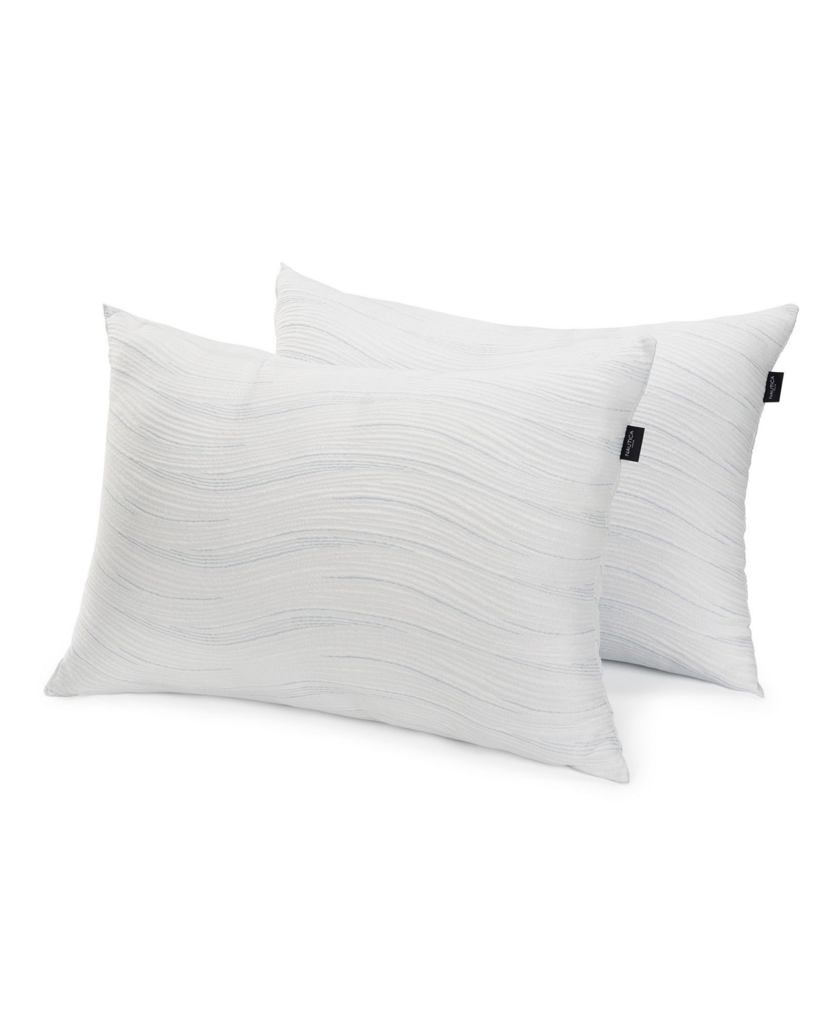 Shop Nautica Home Ocean Cool Knit 2 Pack Pillows, King In White
