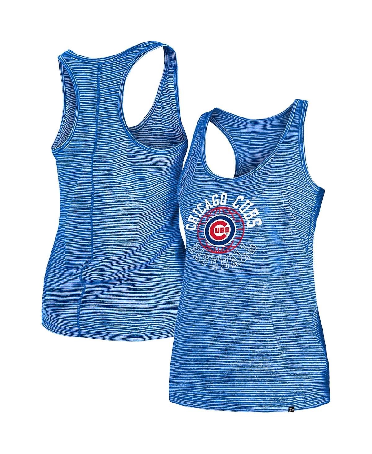 Women's New EraChicago Cubs Active Racerback Tank Top - Blue