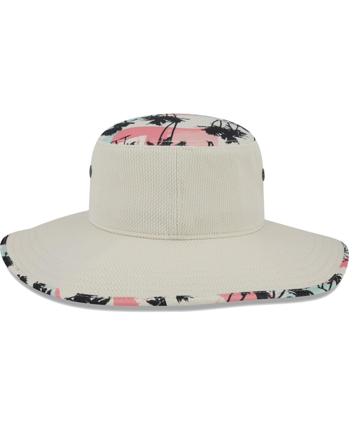 Shop New Era Men's  Natural San Francisco Giants Retro Beachin' Bucket Hat
