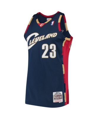 Men's LeBron James Navy Cleveland Cavaliers 2008-09 Hardwood Classics Swingman Jersey