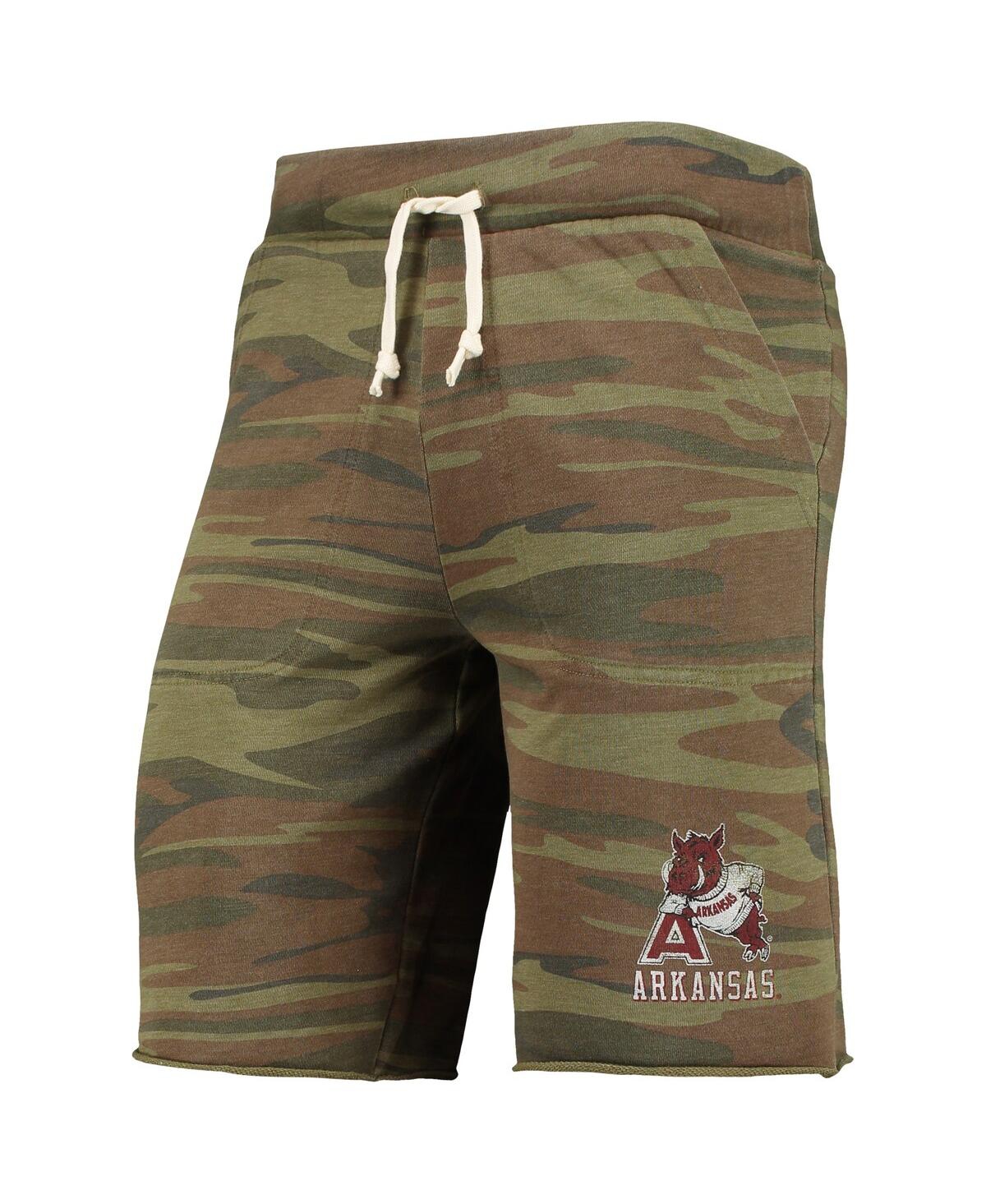 Shop Alternative Apparel Men's Camo  Arkansas Razorbacks Victory Lounge Shorts