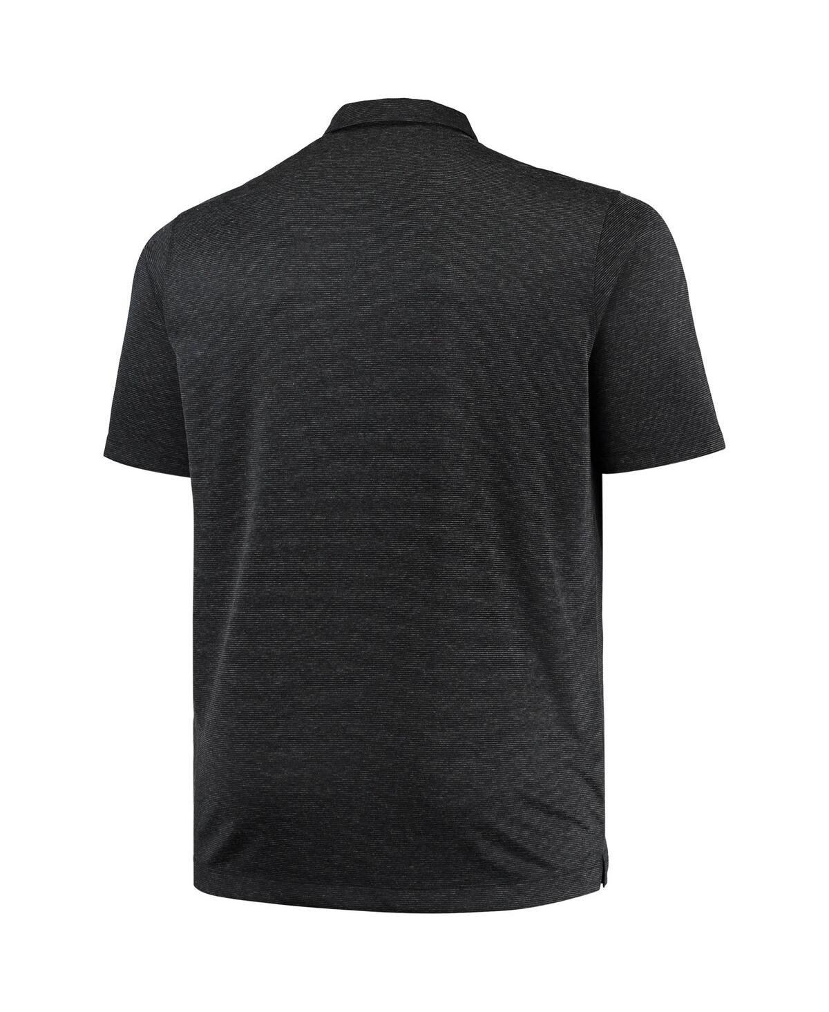 Shop Nike Men's  Heathered Black Duke Blue Devils Big And Tall Performance Polo Shirt