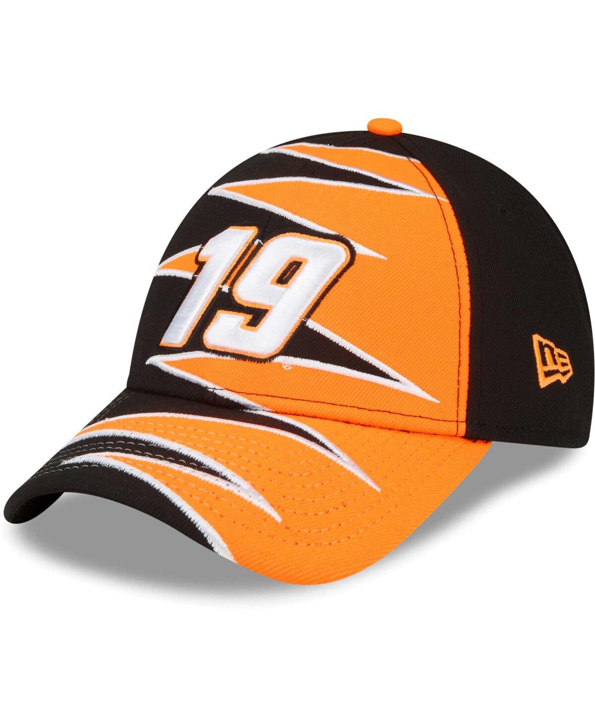 Men's New Era Orange Martin Truex Jr 9FORTY Zig Zag Snapback Adjustable Hat - Orange