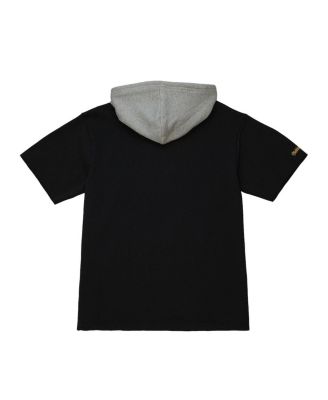 Men's Black Las Vegas Raiders Postgame Short Sleeve Hoodie