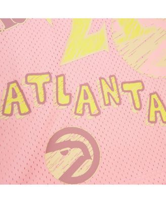 Men's Mitchell & Ness Dominique Wilkins Pink Atlanta Hawks