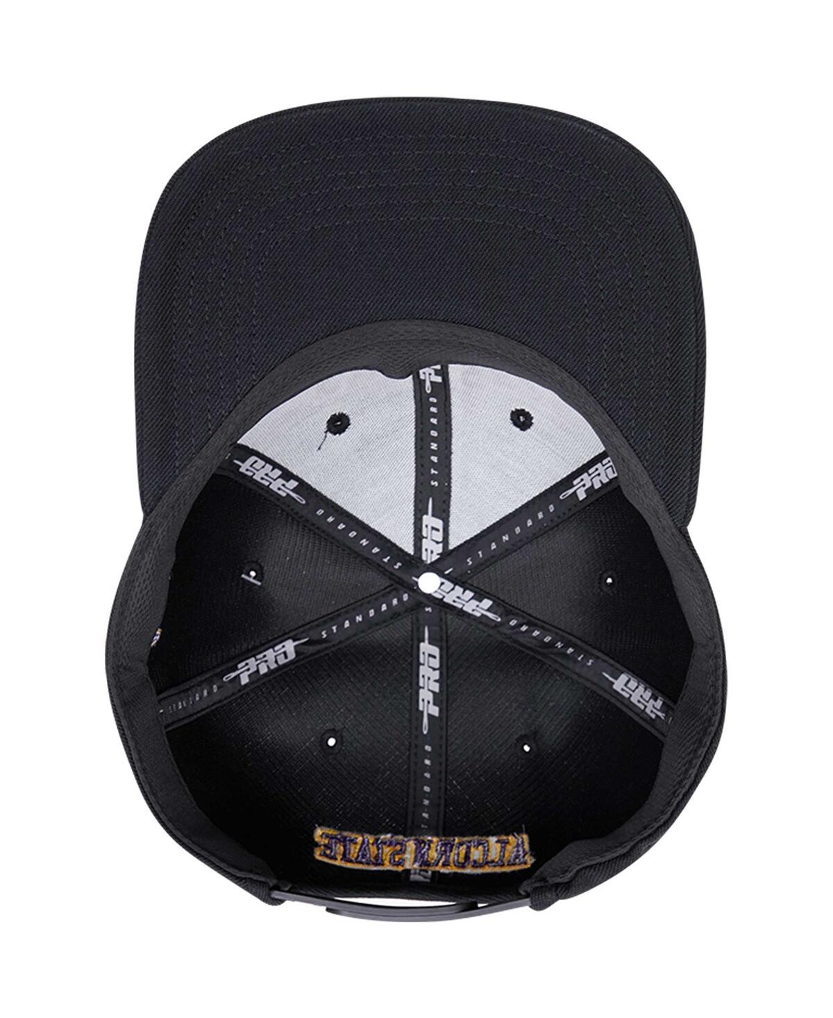 Shop Pro Standard Men's  Black Alcorn State Braves Arch Over Logo Evergreen Snapback Hat