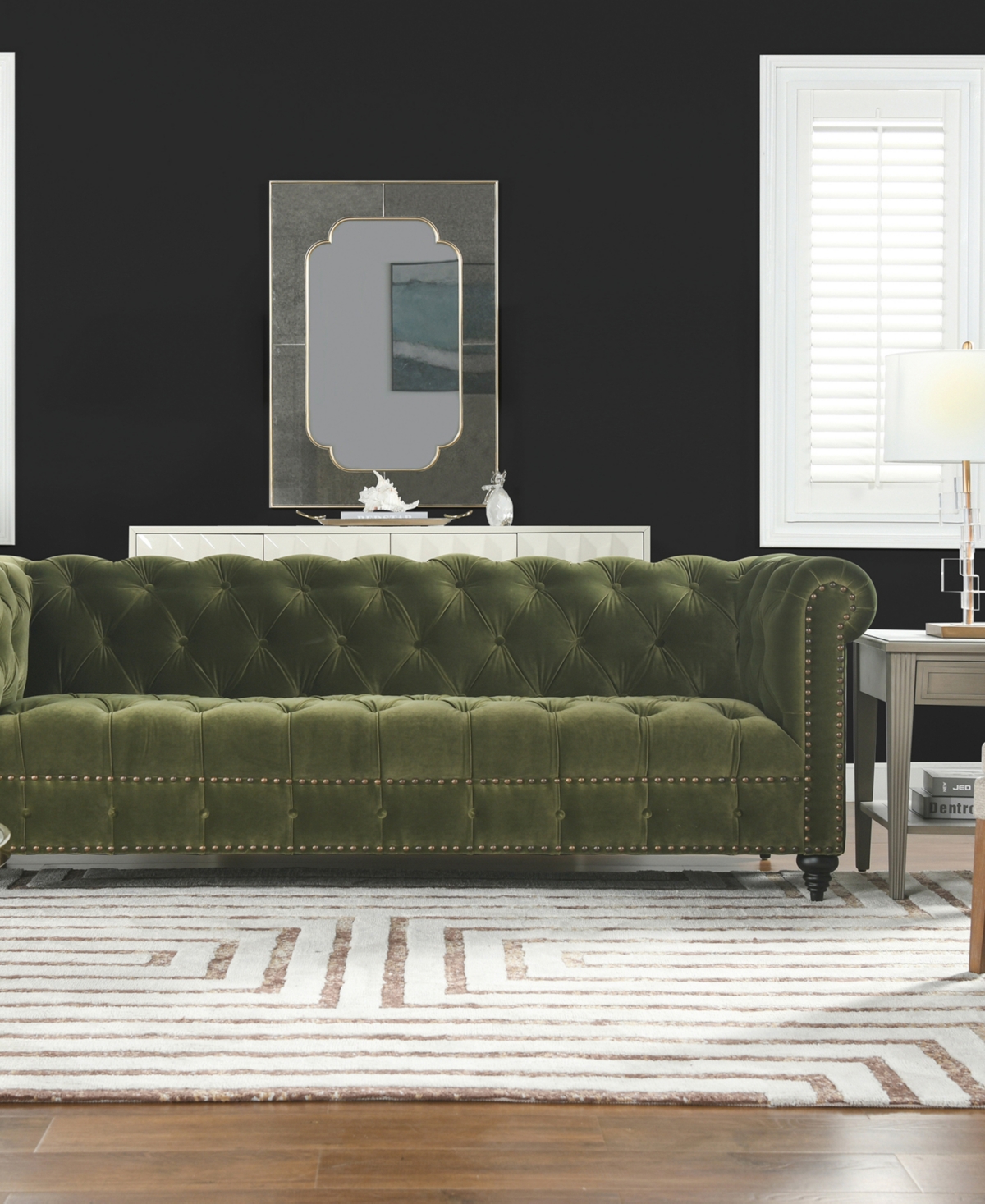 Jennifer Taylor Home Alto Tufted Chesterfield Sofa