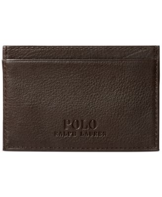 Men's Pebbled Leather Card Case