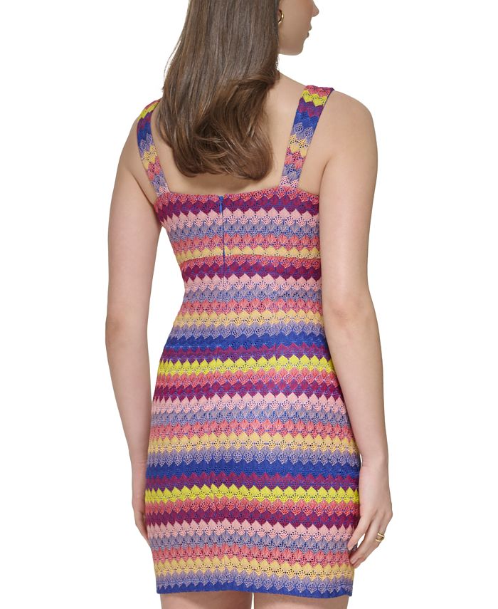 Guess Girls Sleeveless Knitted Dress in Navy