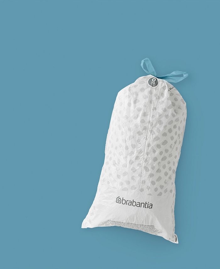 Brabantia PerfectFit Trash Bags, Code O, 8 Gallon, 30 Liter, 120 Trash