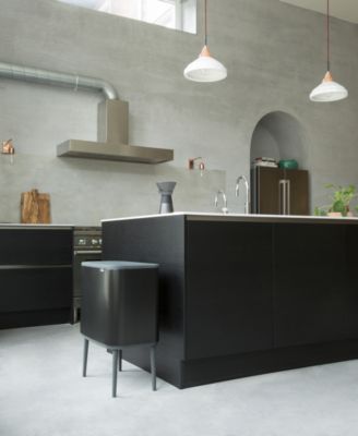 Bo Touch Top Trash Can, 9.5 Gallon, 36 Liter