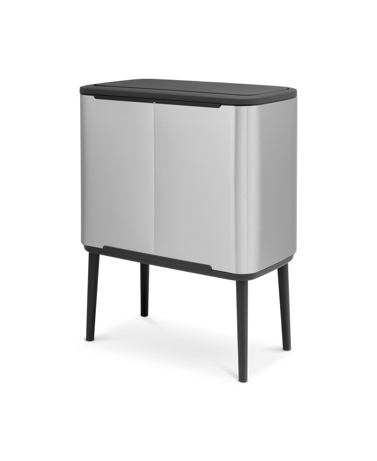 Shop Brabantia Bo Touch Top Trash Can, 9.5 Gallon, 36 Liter In Matte Steel Fingerprint Proof