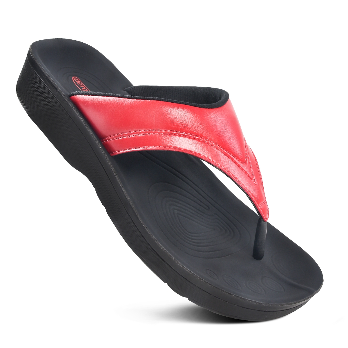 Ostrya Thong Sandals for Women - Red