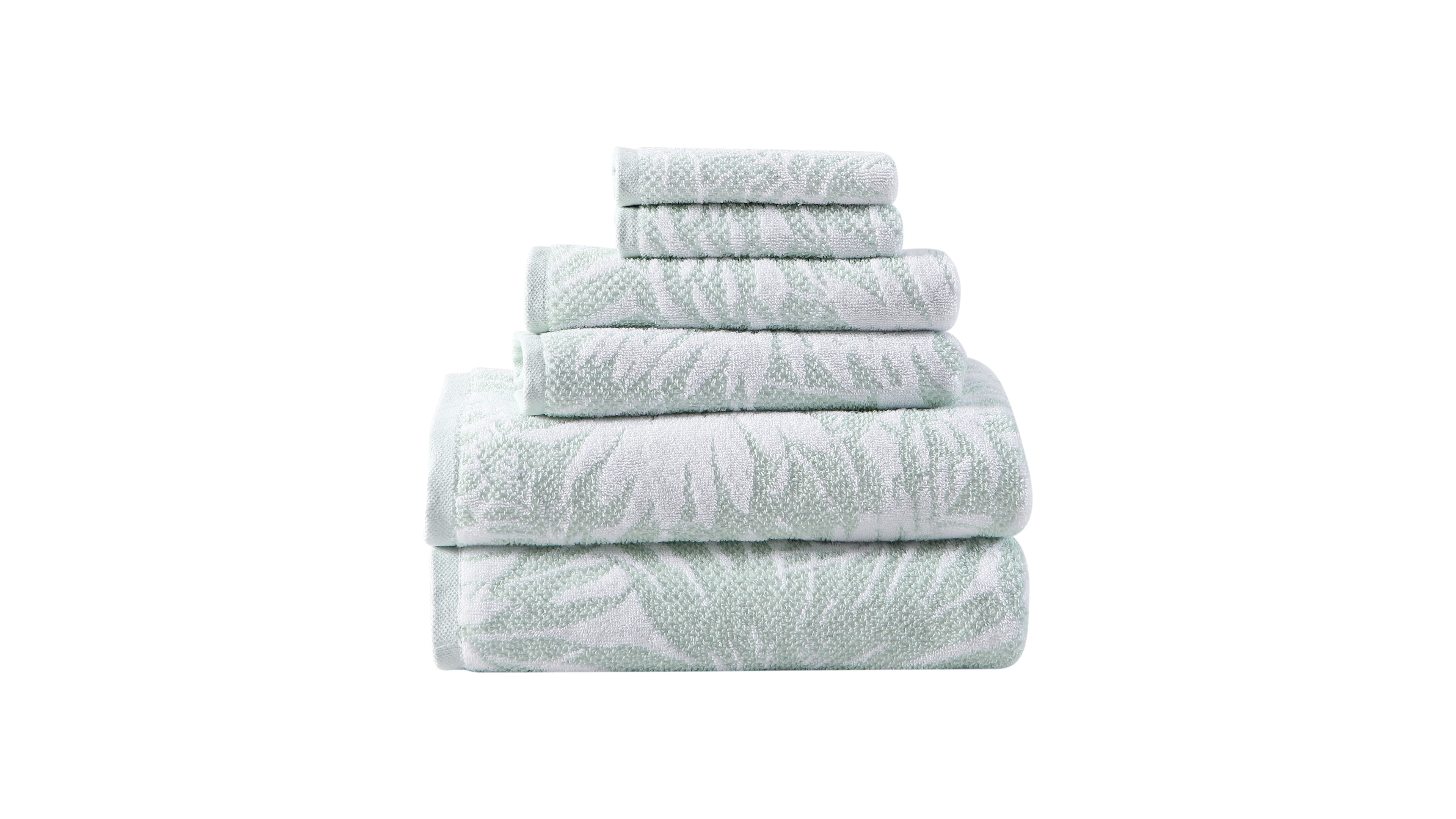 Tommy Bahama Home Lago Palm Cotton Terry 6 Piece Towel Set