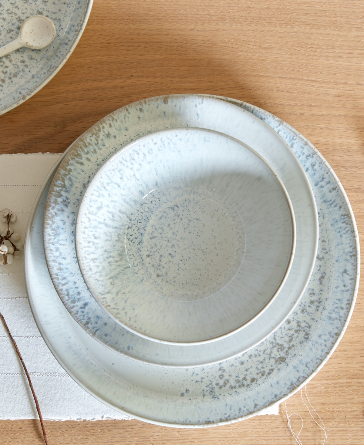 Denby Kiln By  Collection 12 Pc. Dinnerware Set, Service For 4 In Neutral