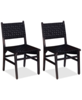 Closeout! Emmilyn Dining 2 Pc. Chair Set