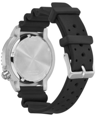 Eco-Drive Men's Promaster Dive Black Rubber Strap Watch 44mm
