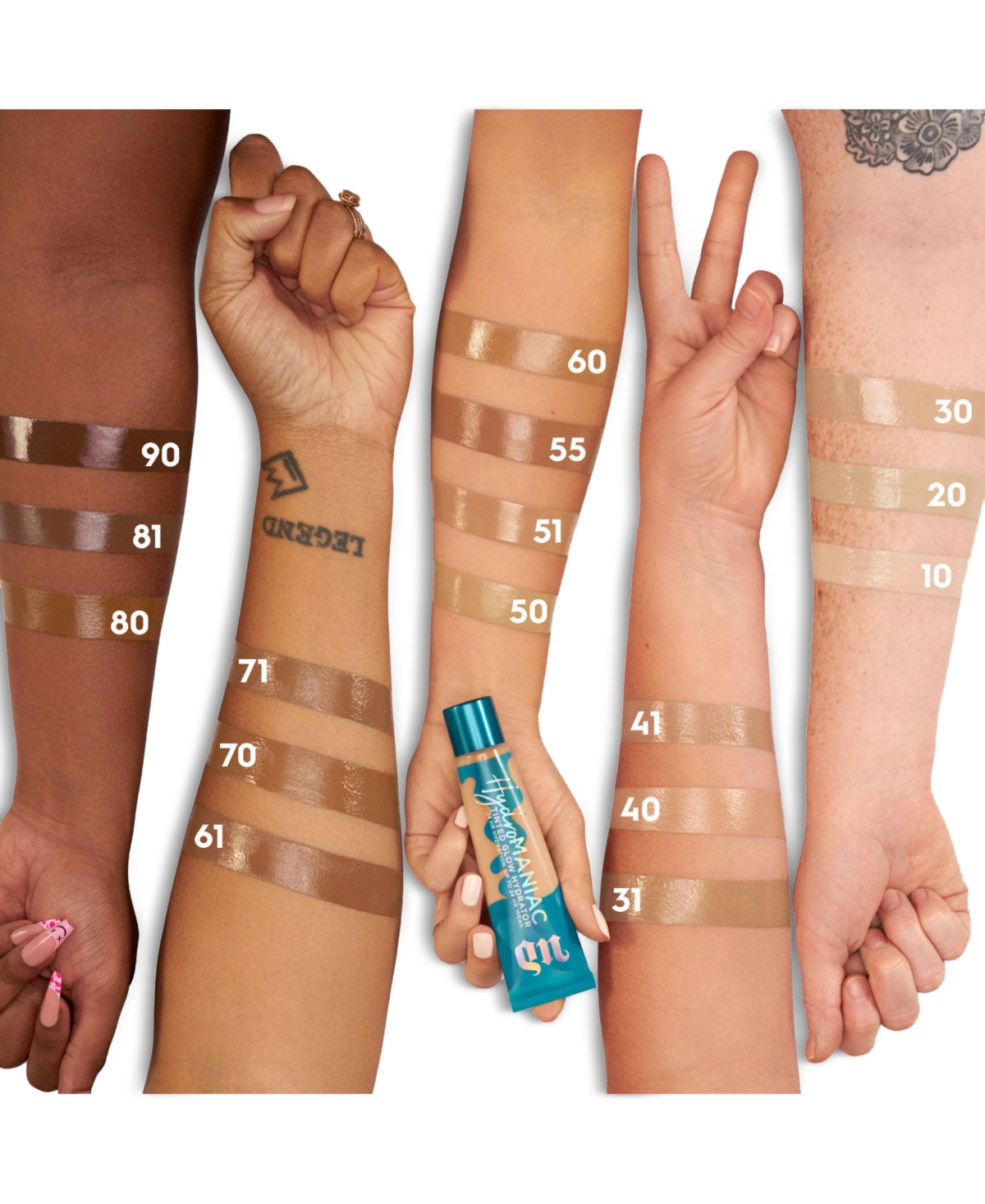 Urban Decay Hydromaniac Hydrating Dewy Foundation for Dry Skin - 50 (medium-warm undertones)