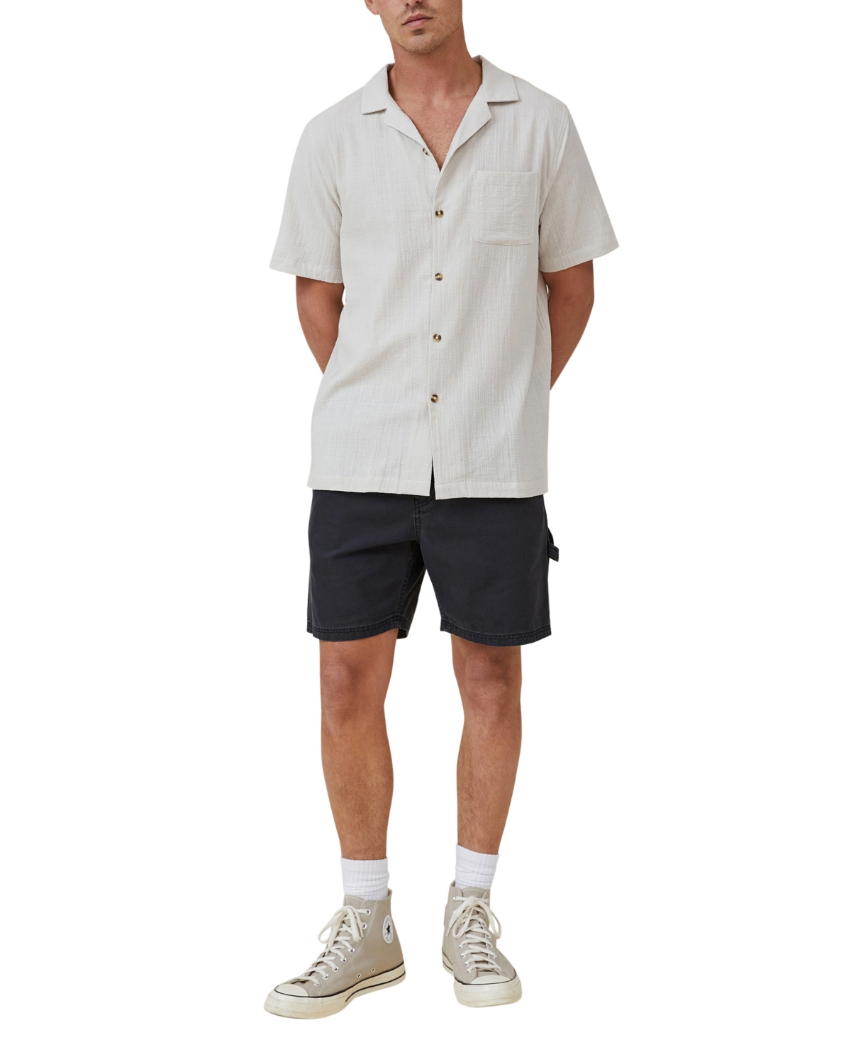 Cotton On Men's Riviera Short Sleeve Shirt