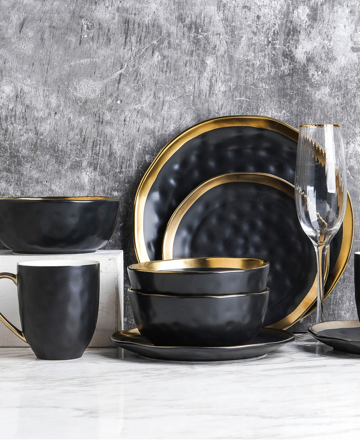 Stone Lain Florian Pc. Dinnerware Set, Service For 4