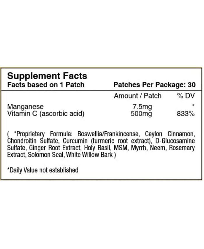 PatchAid Glucosamine and Chondroitin Topical Plus Vitamin Patch by (30Day Supply) Macy's
