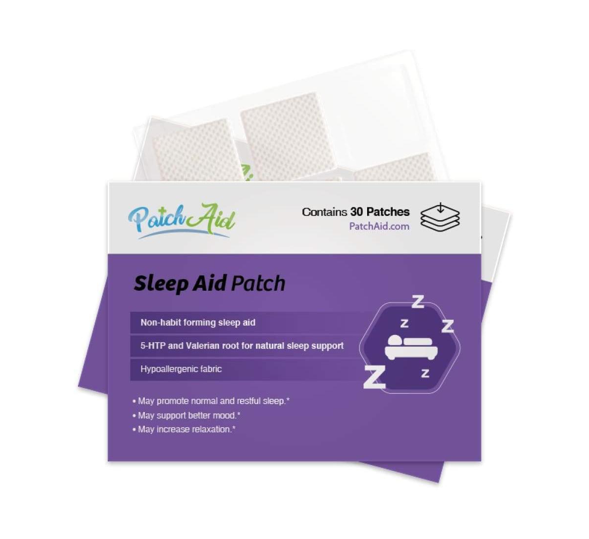 Sleep Aid Topical Vitamin Patch by PatchAid (30-Day Supply) - White