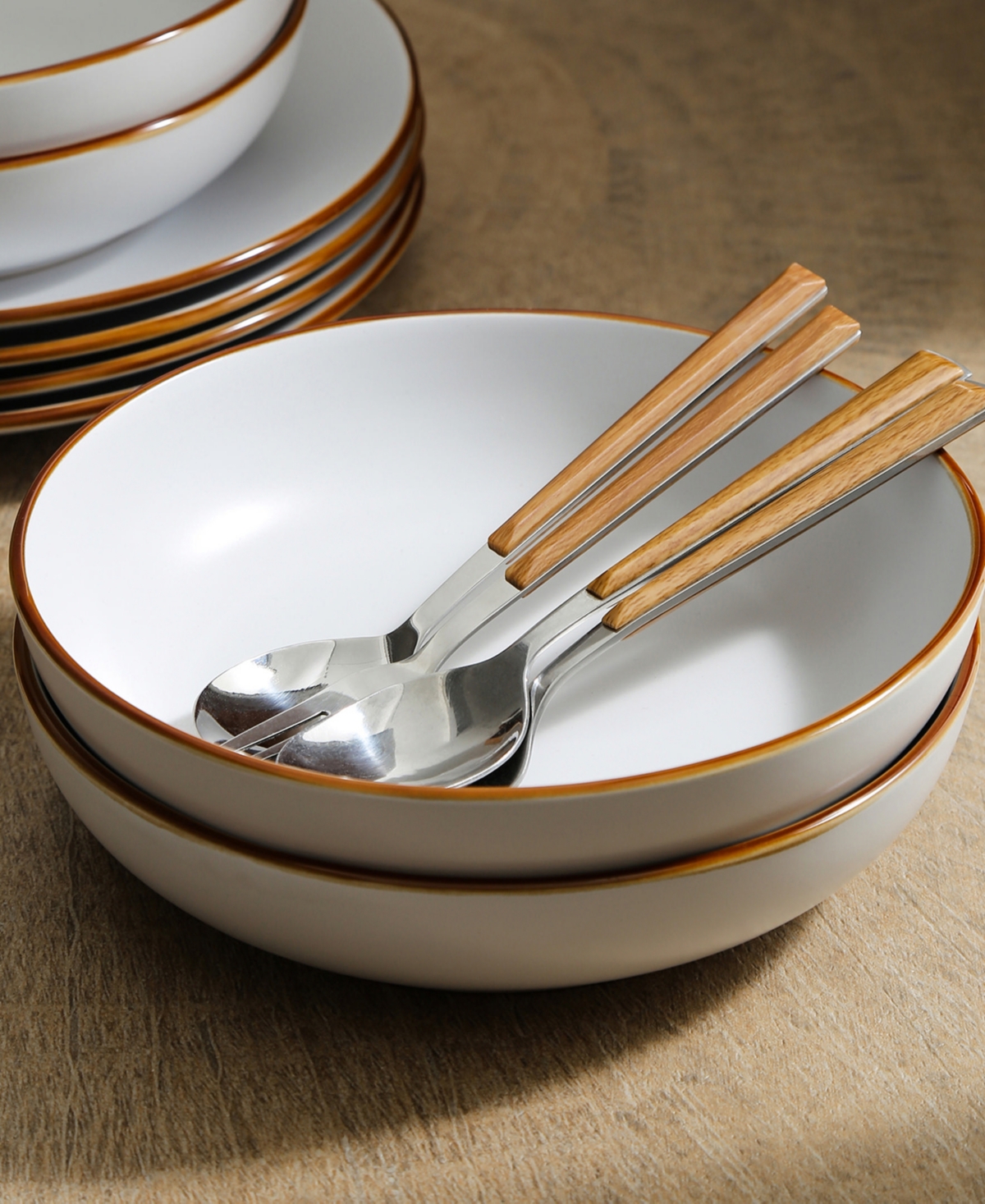 Stone Lain Brasa 32 Pc. Dinnerware Set, Service for 8