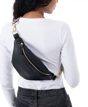Alpine Swiss Fanny Pack Waist Bag Adjustable Belt Strap Crossbody Sling Bum Bag Black One Size