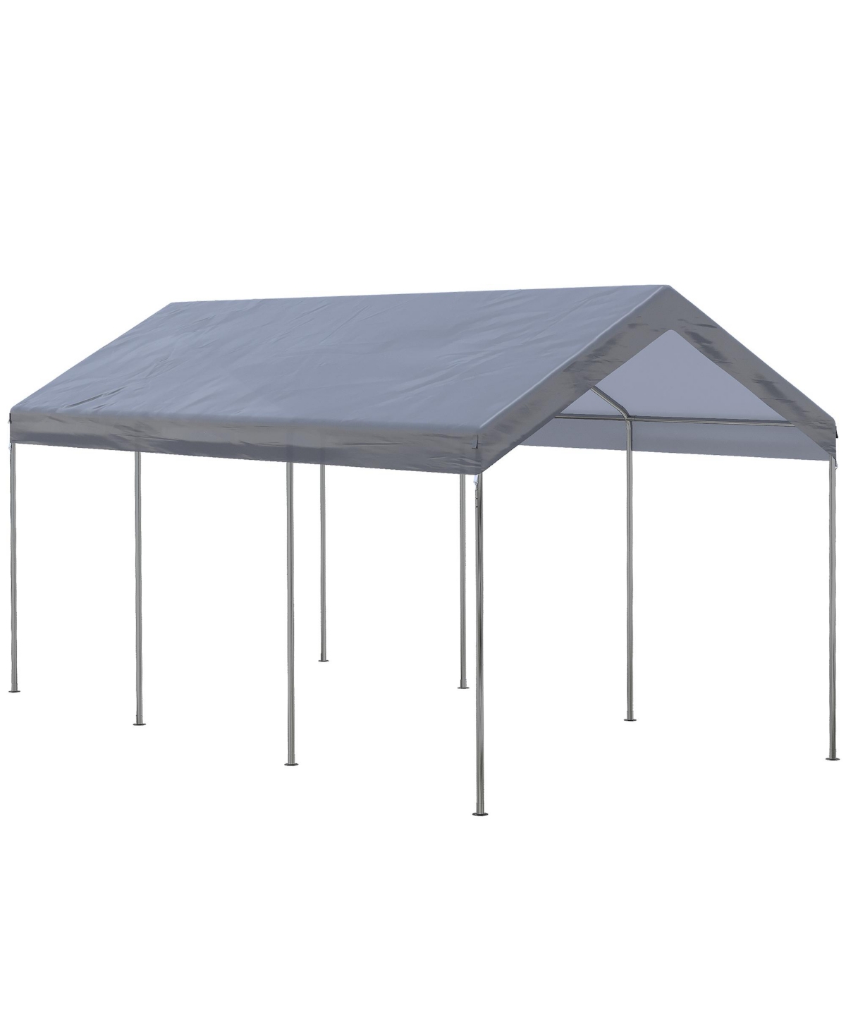 10' x 20' Carport, Portable Garage & Patio Canopy Tent Storage Shelter, Adjustable Height, Anti-uv Cover for Car, Truck, Boat, Catering, Wedd