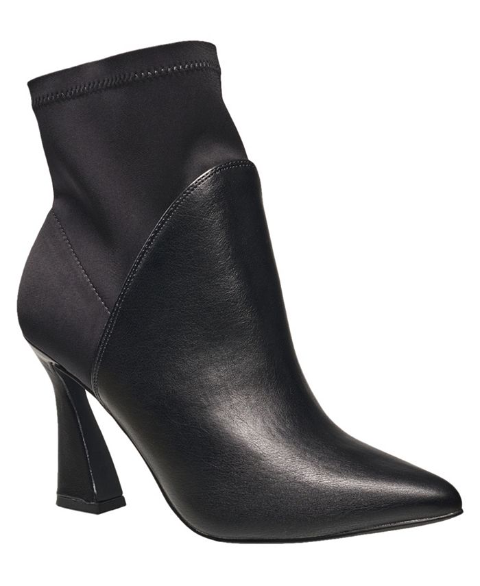 French Connection H Halston Women's Iza Two Toned Heeled Booties - Macy's