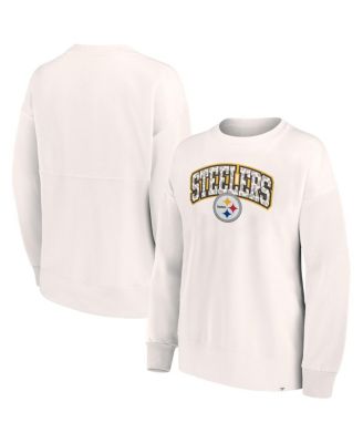 Pittsburgh Steelers Womens Grey Cozy Crew Sweatshirt Crew