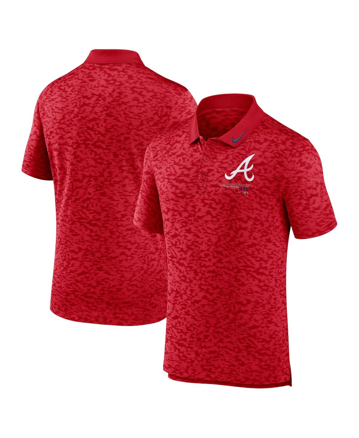 Nike Men's  Red Atlanta Braves Next Level Polo Shirt