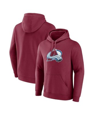 Men's Burgundy Colorado Avalanche Primary Logo Pullover Hoodie